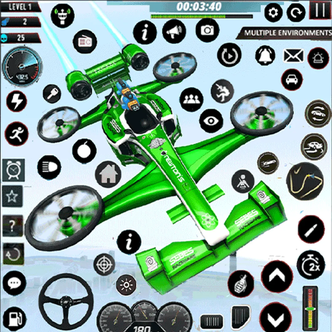 Flying Formula Car Racing Game | Indus Appstore | Screenshot