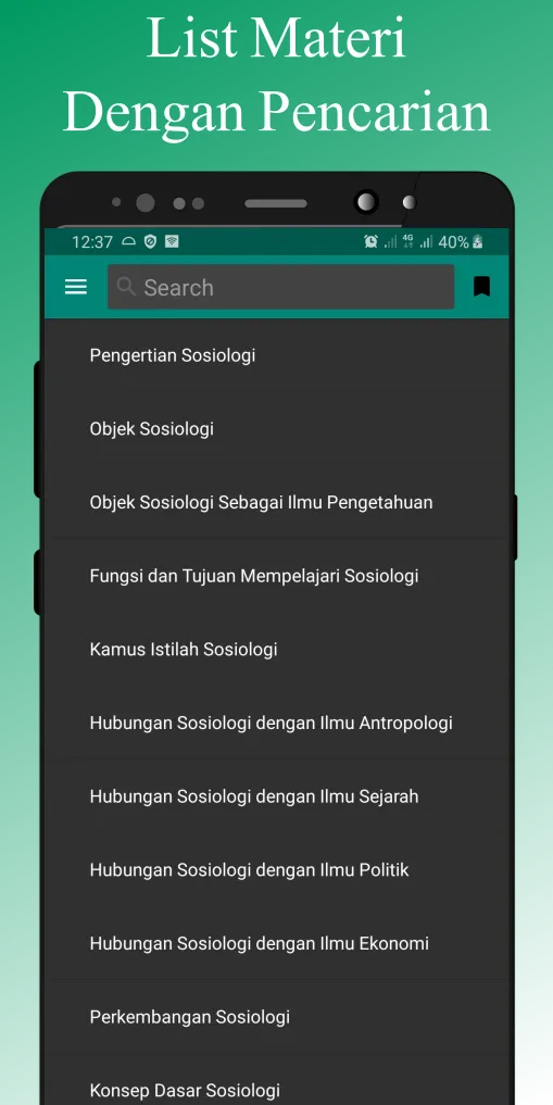 Pengantar Sosiologi | Indus Appstore | Screenshot