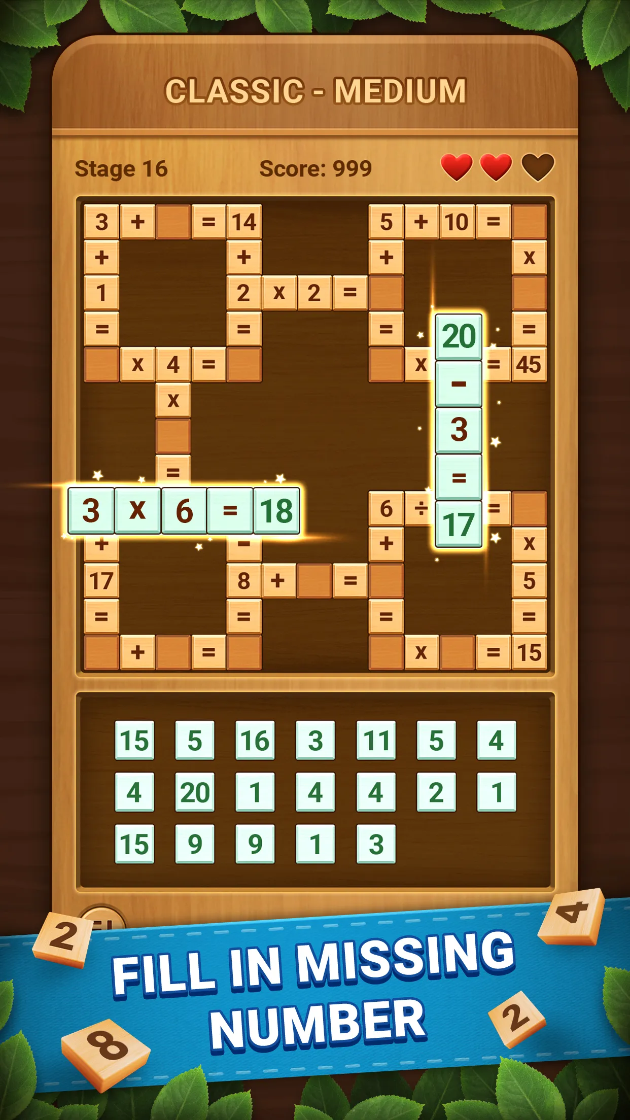 Cross Number: Math Game Puzzle | Indus Appstore | Screenshot