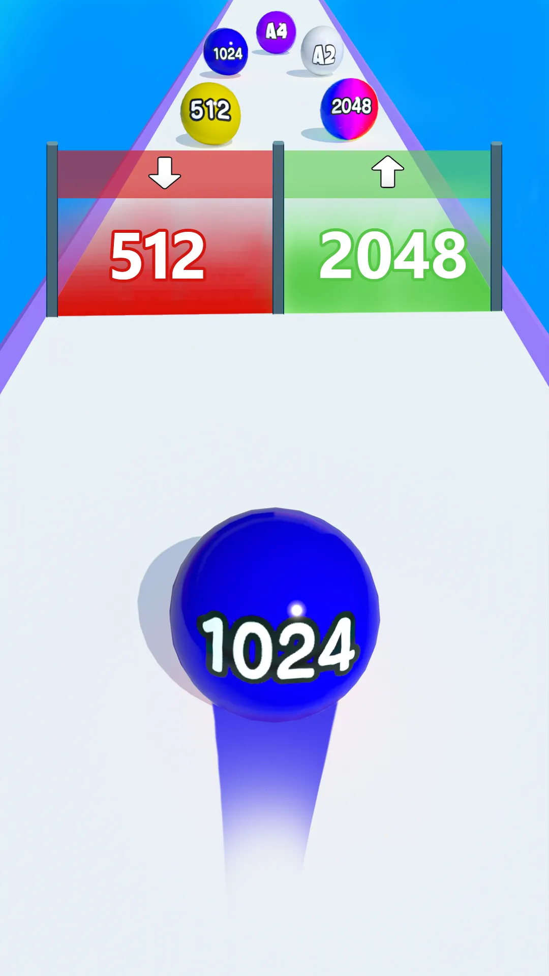 Rolling Ball Run Numbers Game | Indus Appstore | Screenshot