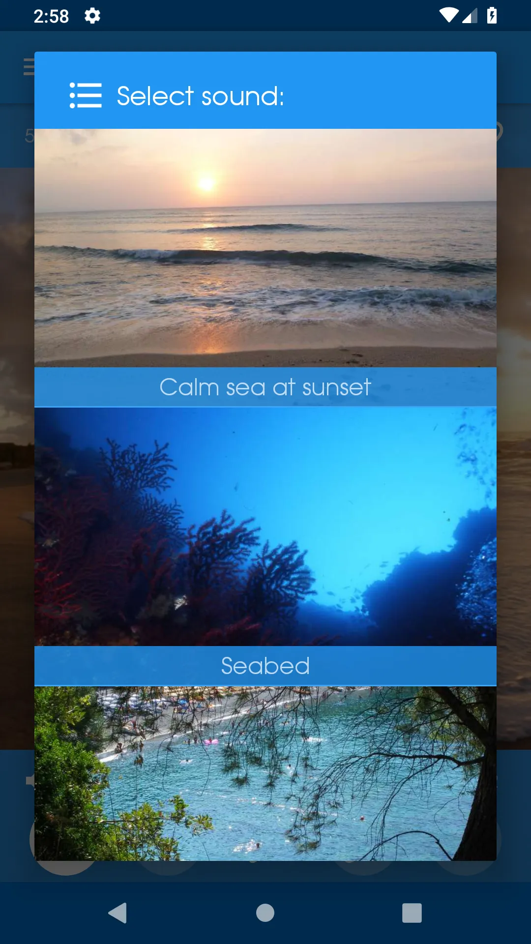 Relax Ocean: sleeping sounds | Indus Appstore | Screenshot