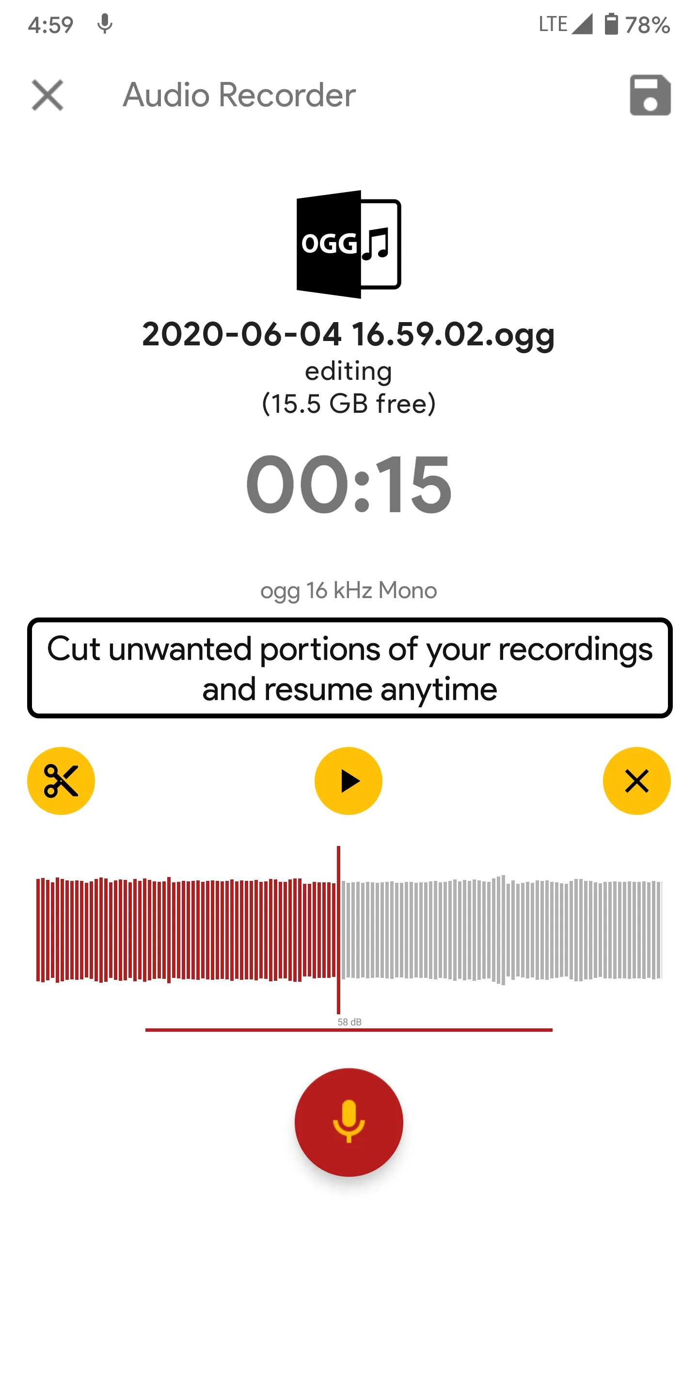 Audio Recorder | Indus Appstore | Screenshot