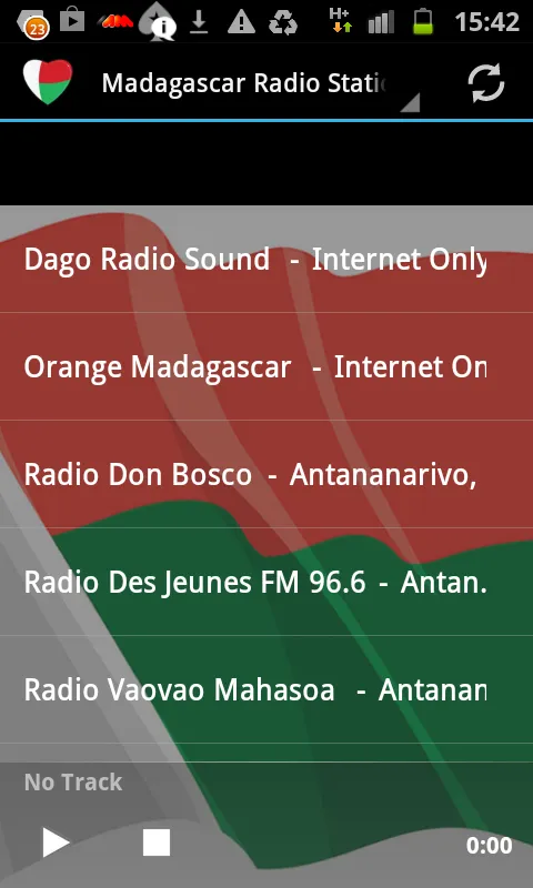 Madagascar Radio Music & News | Indus Appstore | Screenshot