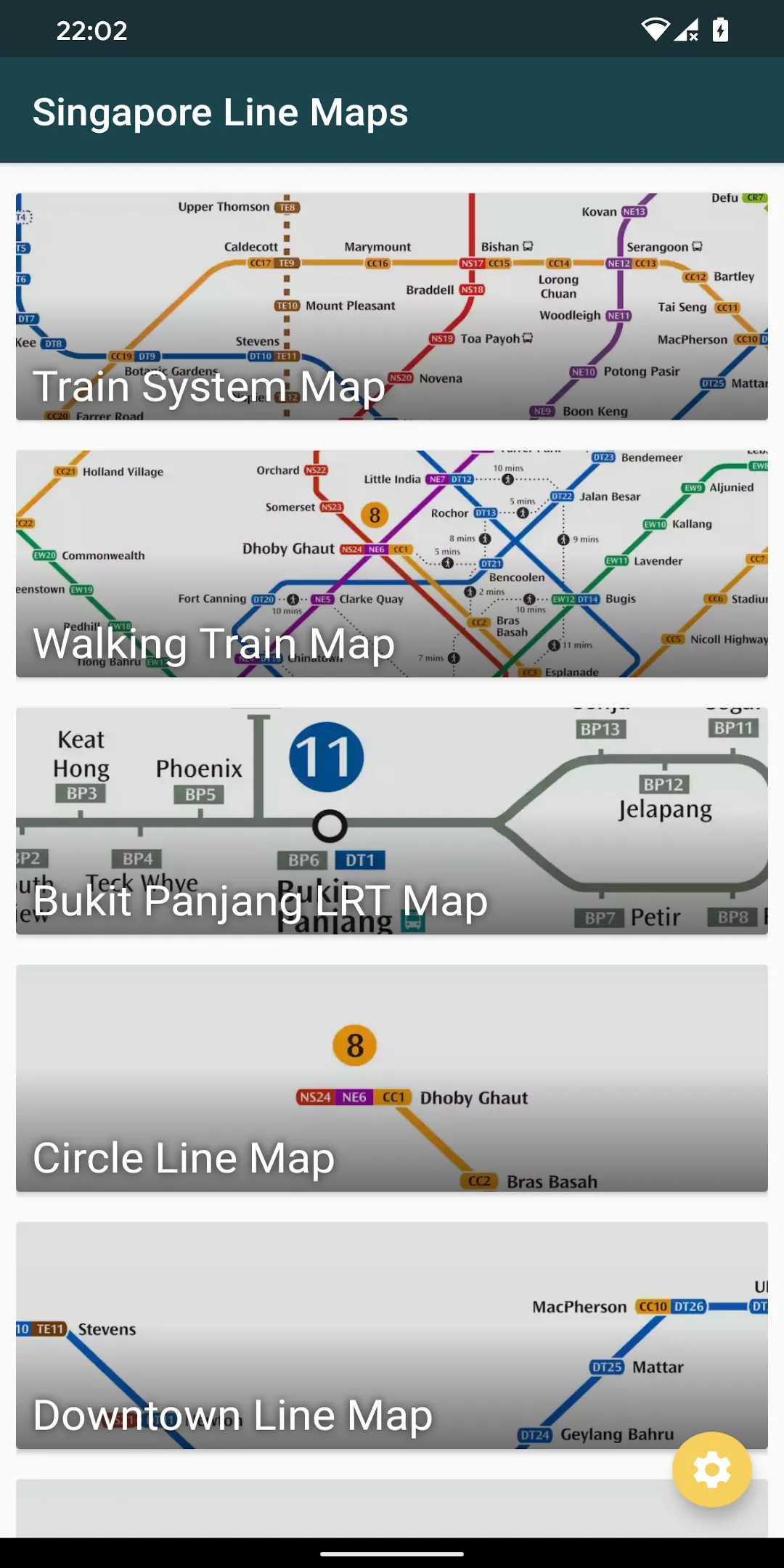 Singapore Metro Map MRT & LRT | Indus Appstore | Screenshot