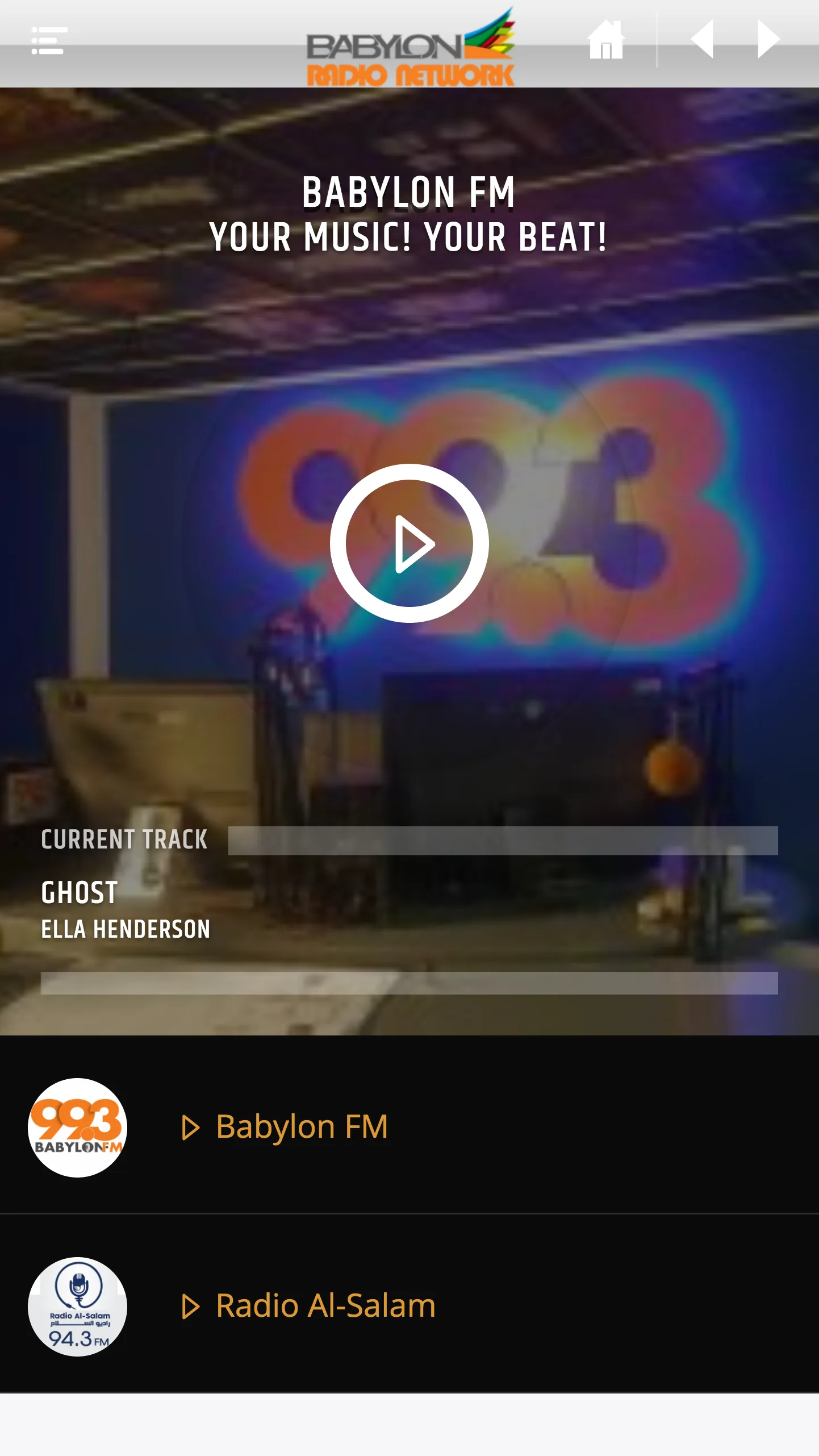 BABYLON FM | Indus Appstore | Screenshot