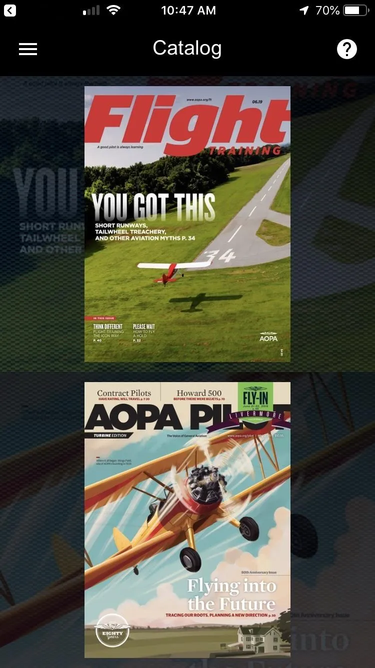 AOPA Mags | Indus Appstore | Screenshot