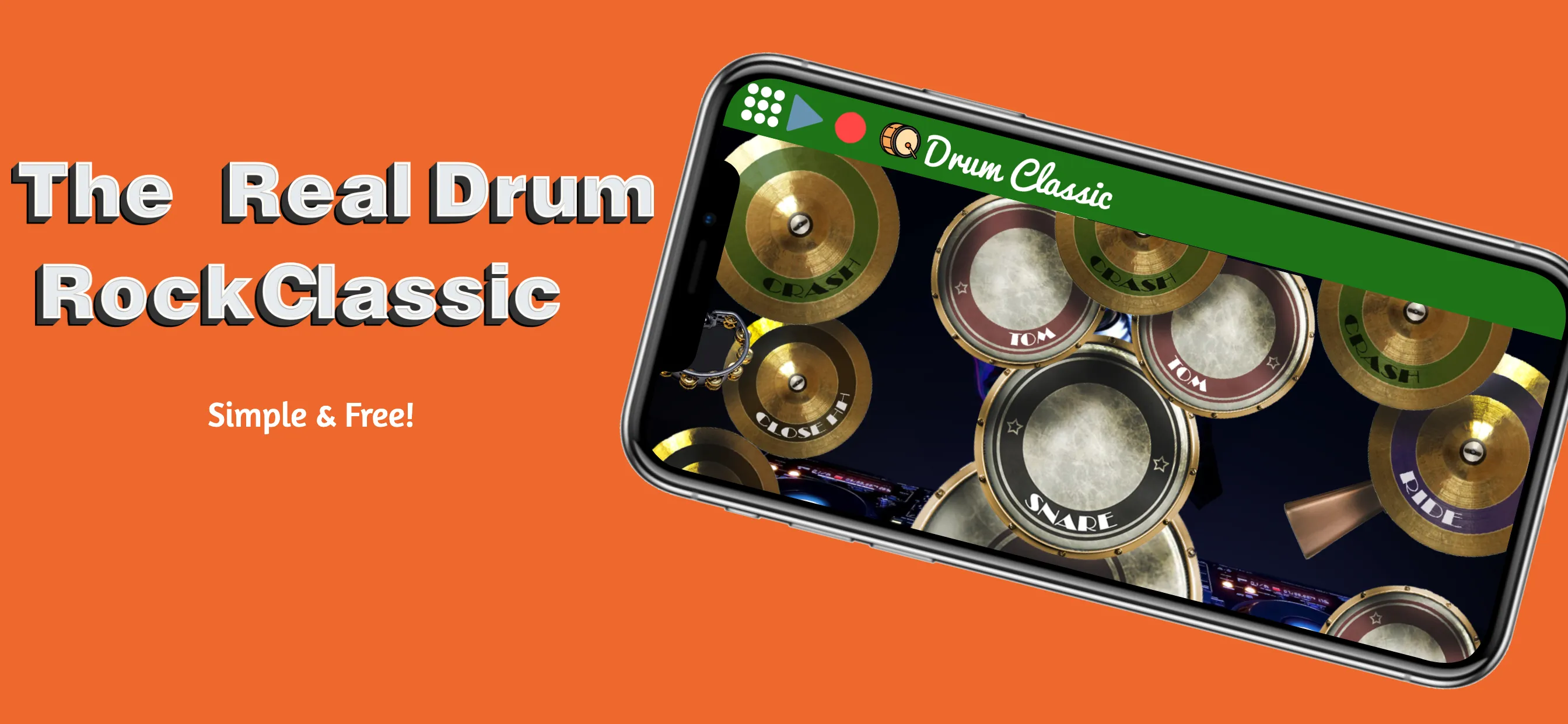 Real Drum Rock Classic | Indus Appstore | Screenshot