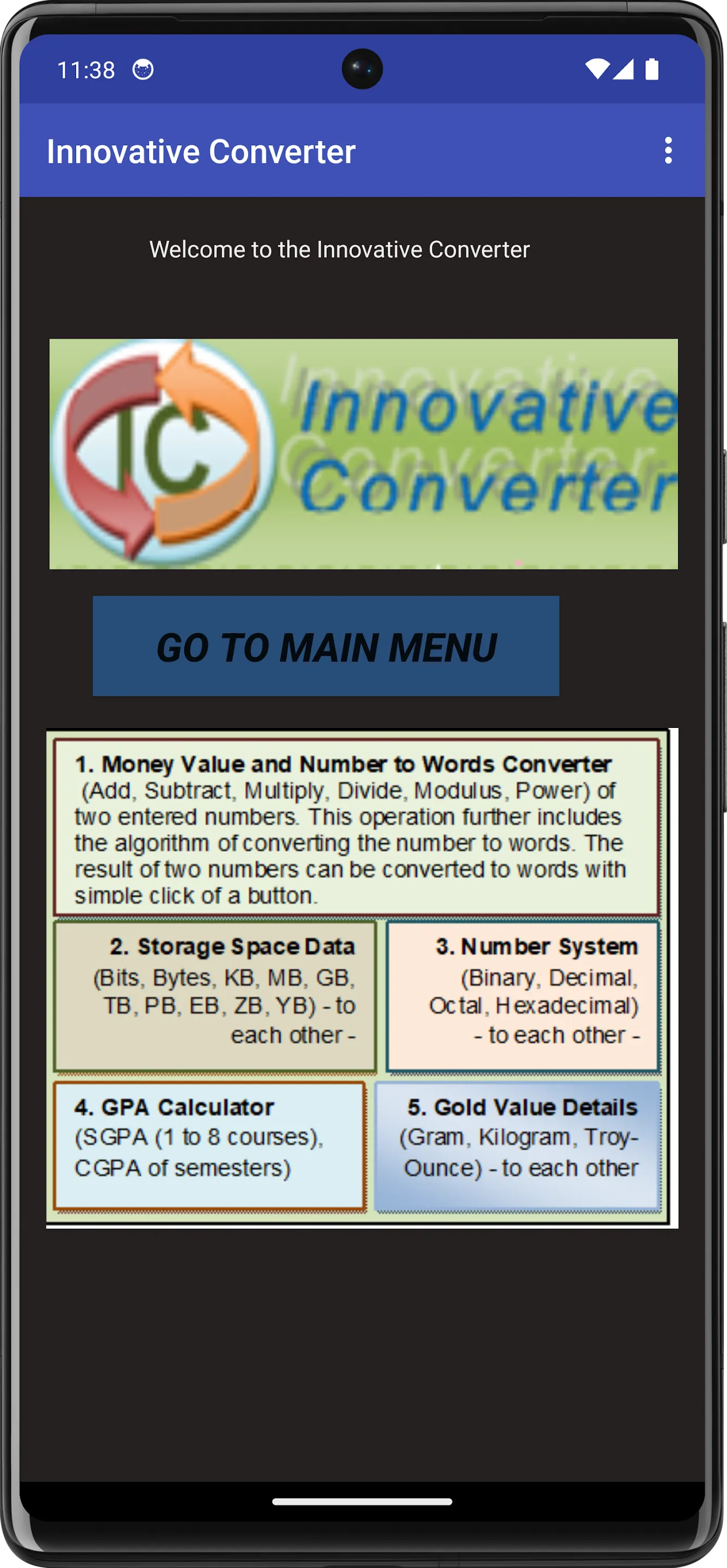 Innovative Converter | Indus Appstore | Screenshot