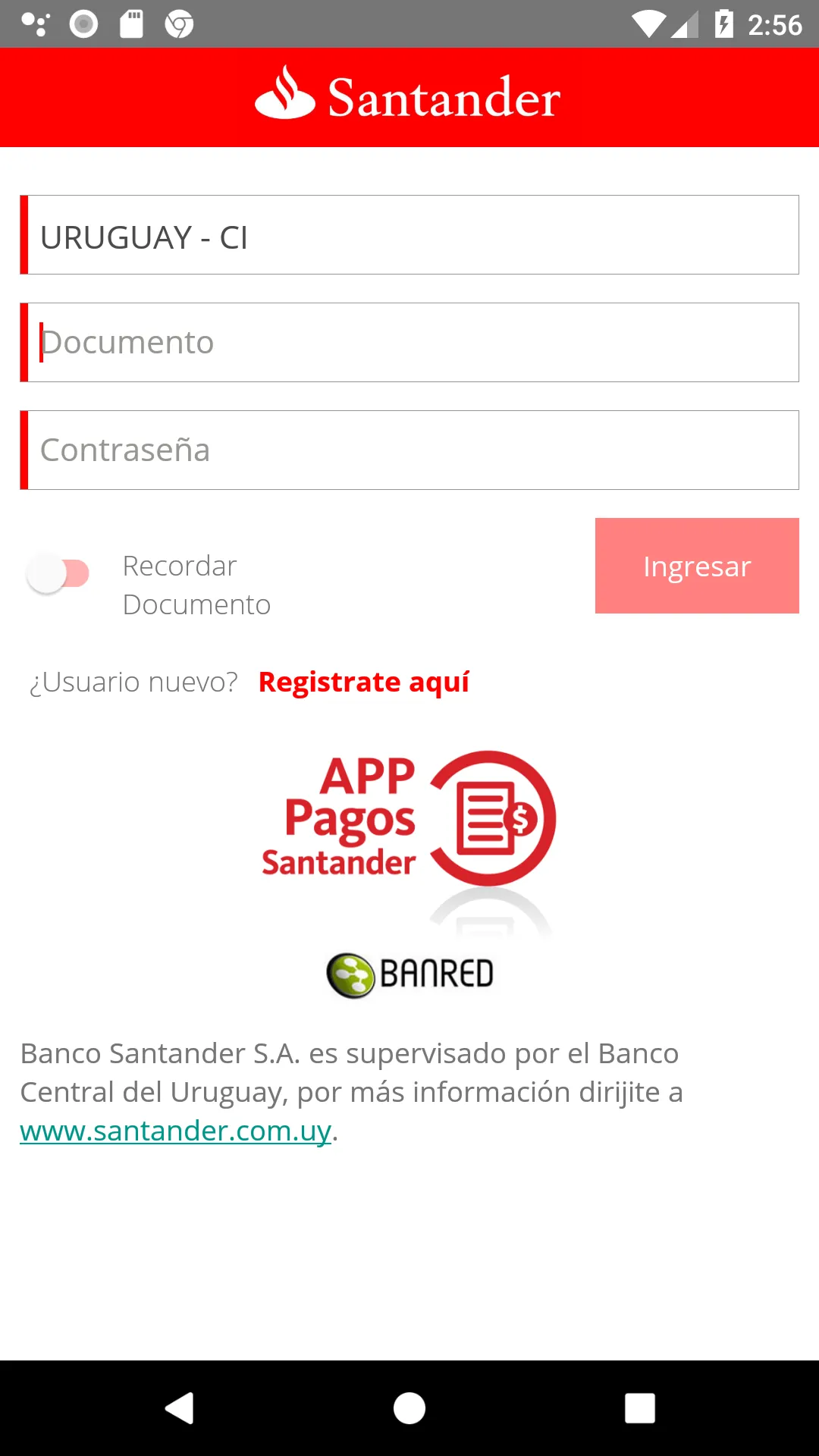 Pagos Santander | Indus Appstore | Screenshot