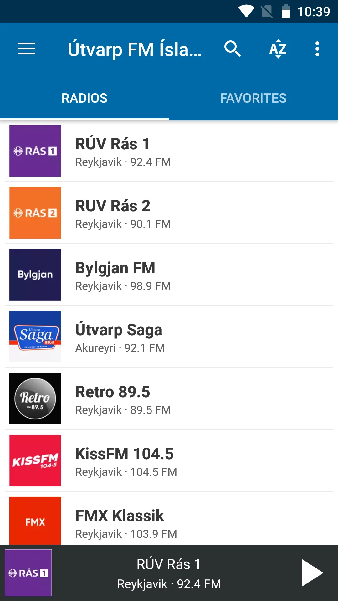 Radio FM Iceland | Indus Appstore | Screenshot