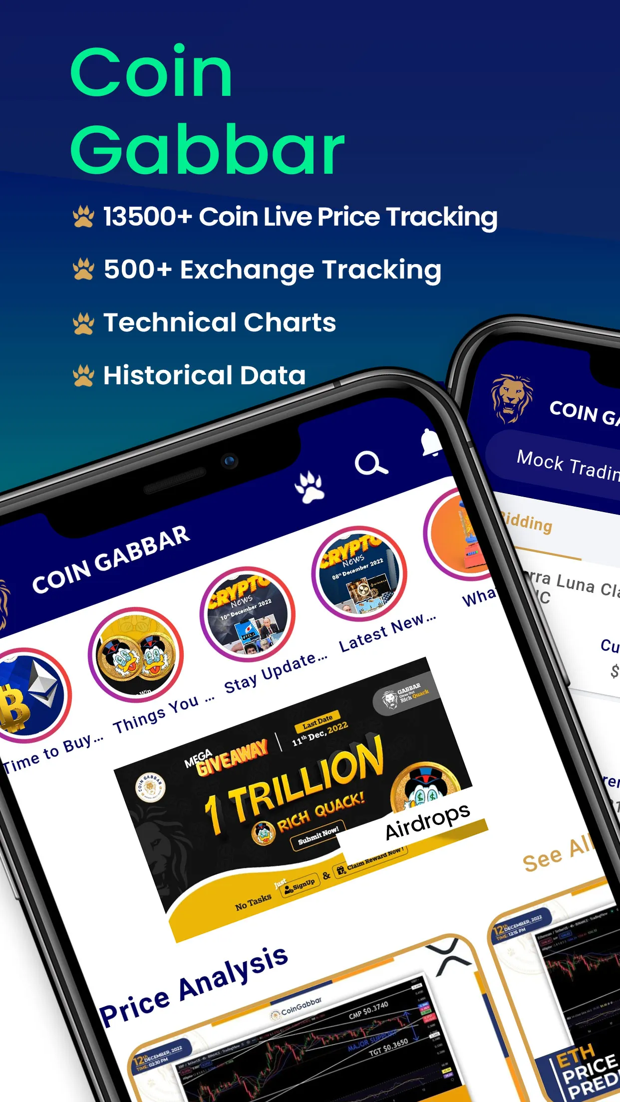 Coingabbar: Live Crypto Prices | Indus Appstore | Screenshot