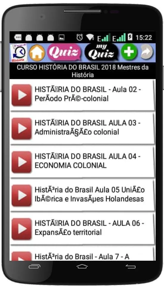 CURSO DE HISTORIA | Indus Appstore | Screenshot