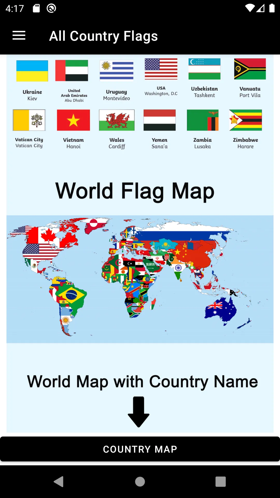 All Country Flags | Indus Appstore | Screenshot