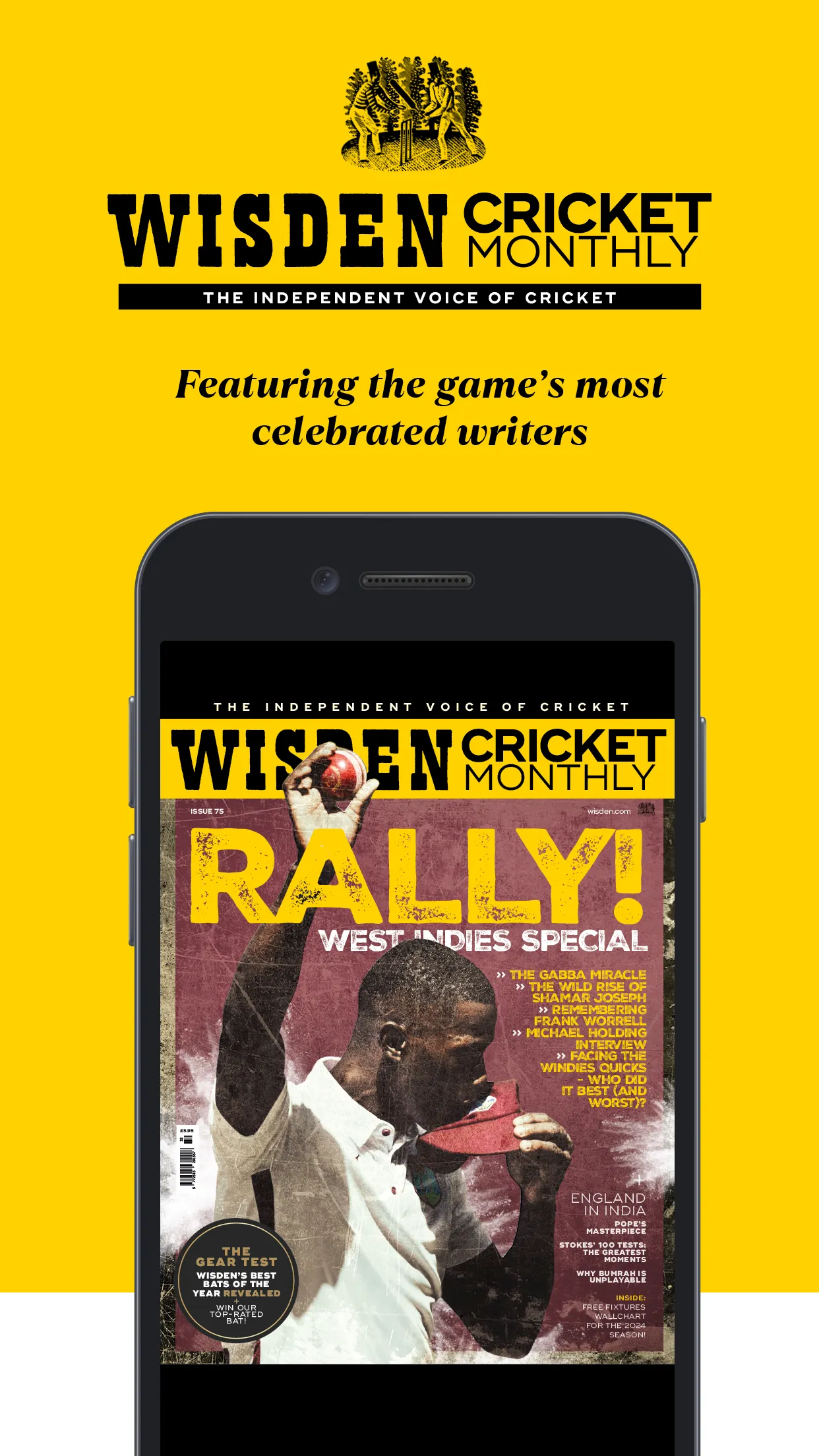 Wisden Cricket Monthly | Indus Appstore | Screenshot