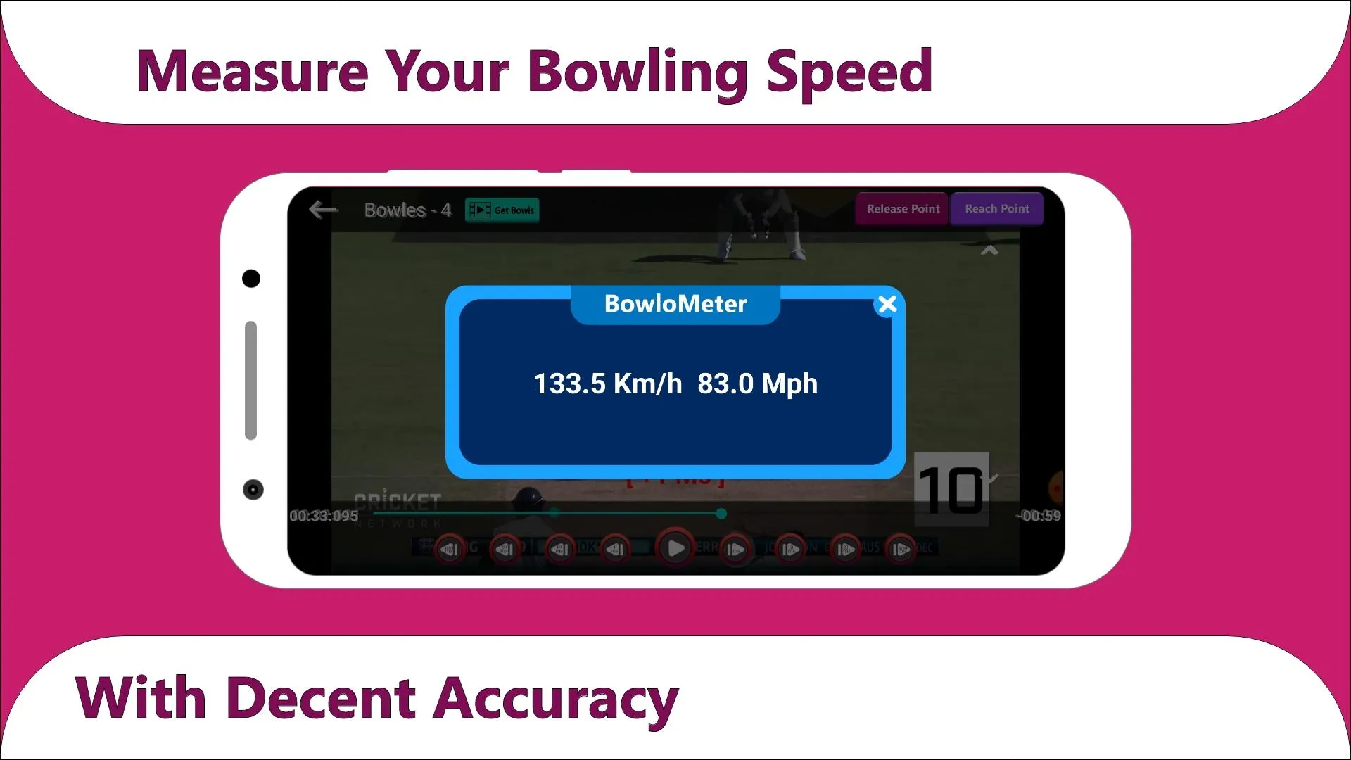 BowloMeter - Check Bowl Speed | Indus Appstore | Screenshot