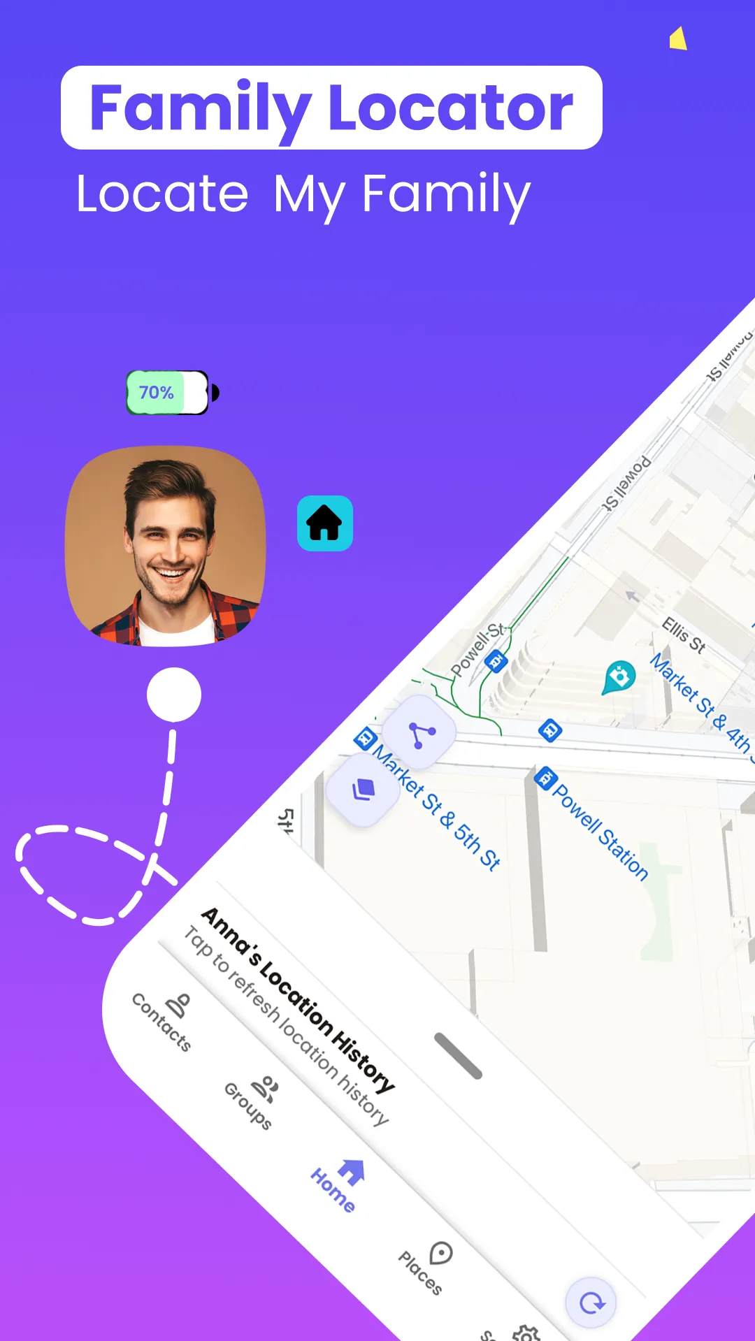 Lokaytr - GPS Family Locator | Indus Appstore | Screenshot