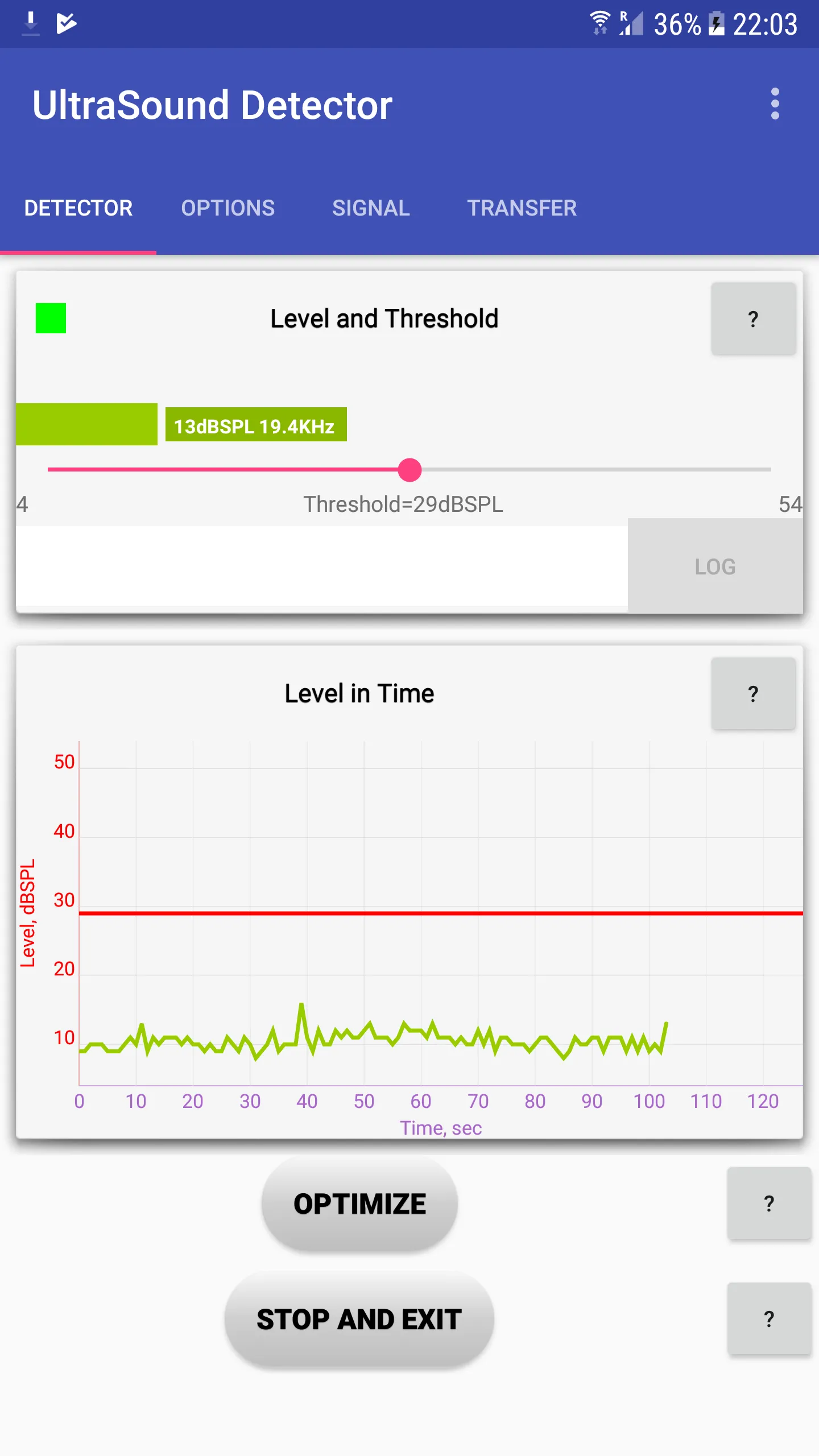 UltraSound Detector | Indus Appstore | Screenshot