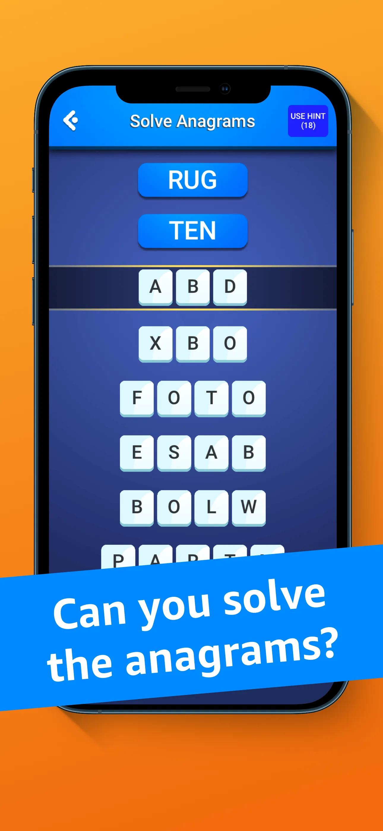 Daily Anagram Challenge | Indus Appstore | Screenshot