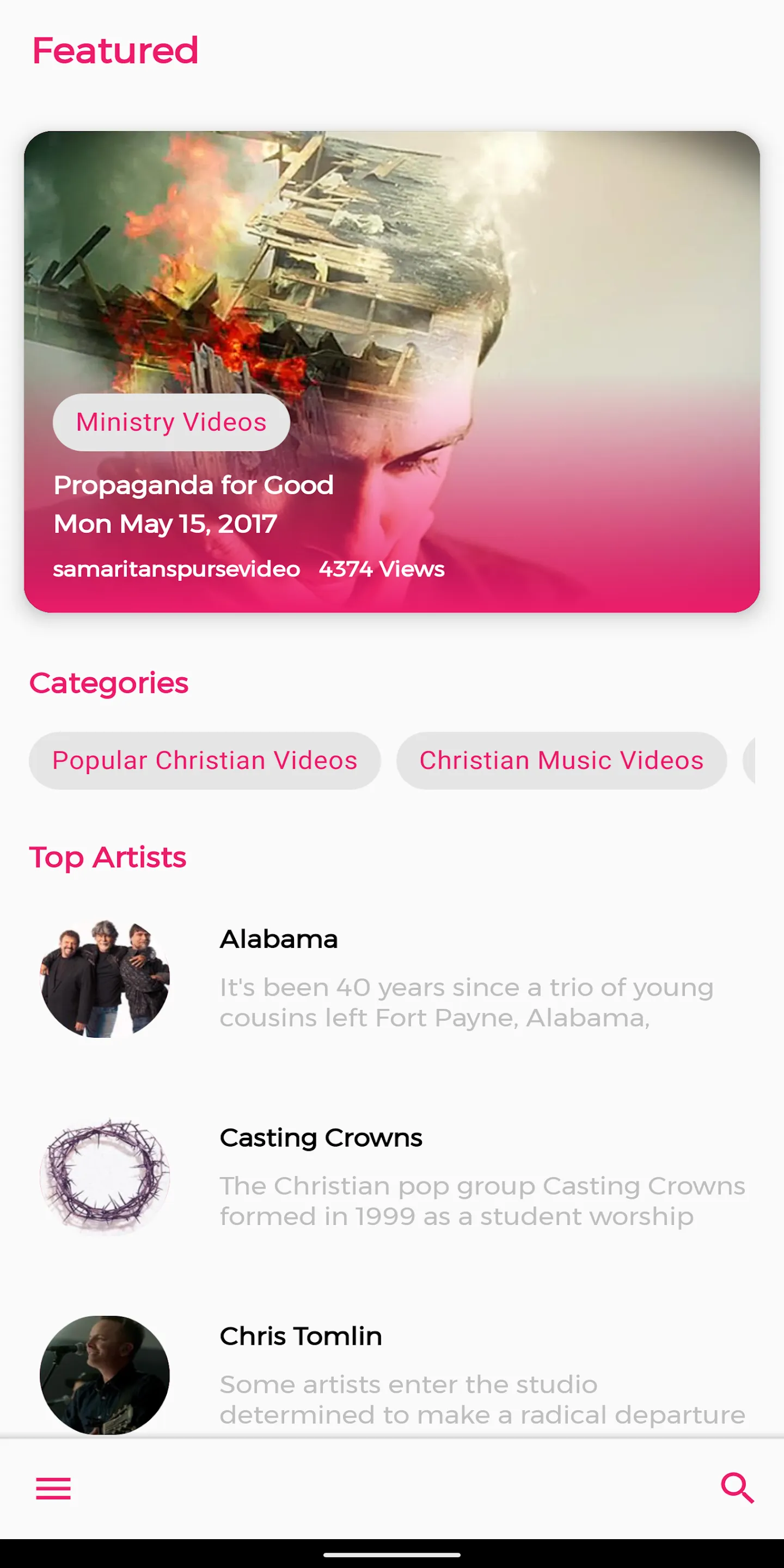 Godtube Christian Video | Indus Appstore | Screenshot