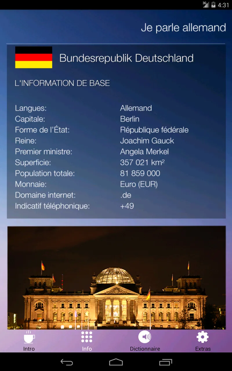 Je Parle ALLEMAND - Apprendre  | Indus Appstore | Screenshot