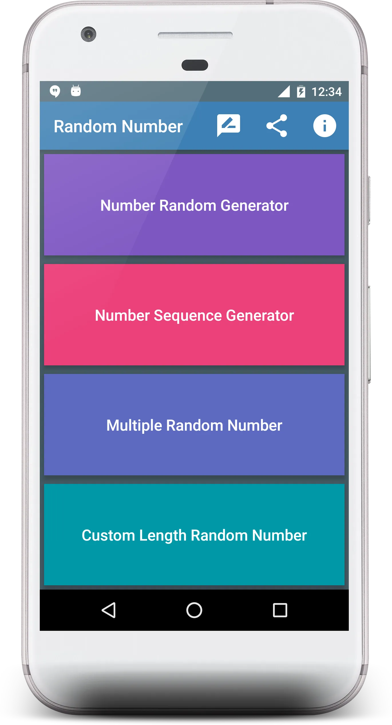 Random Number Generator Tool | Indus Appstore | Screenshot