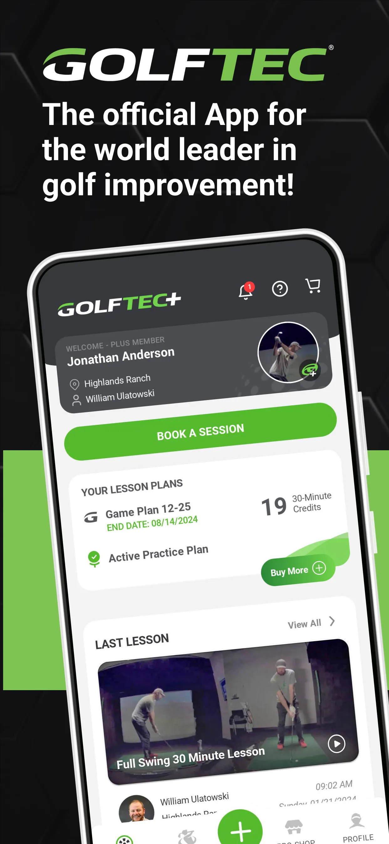 GOLFTEC | Indus Appstore | Screenshot
