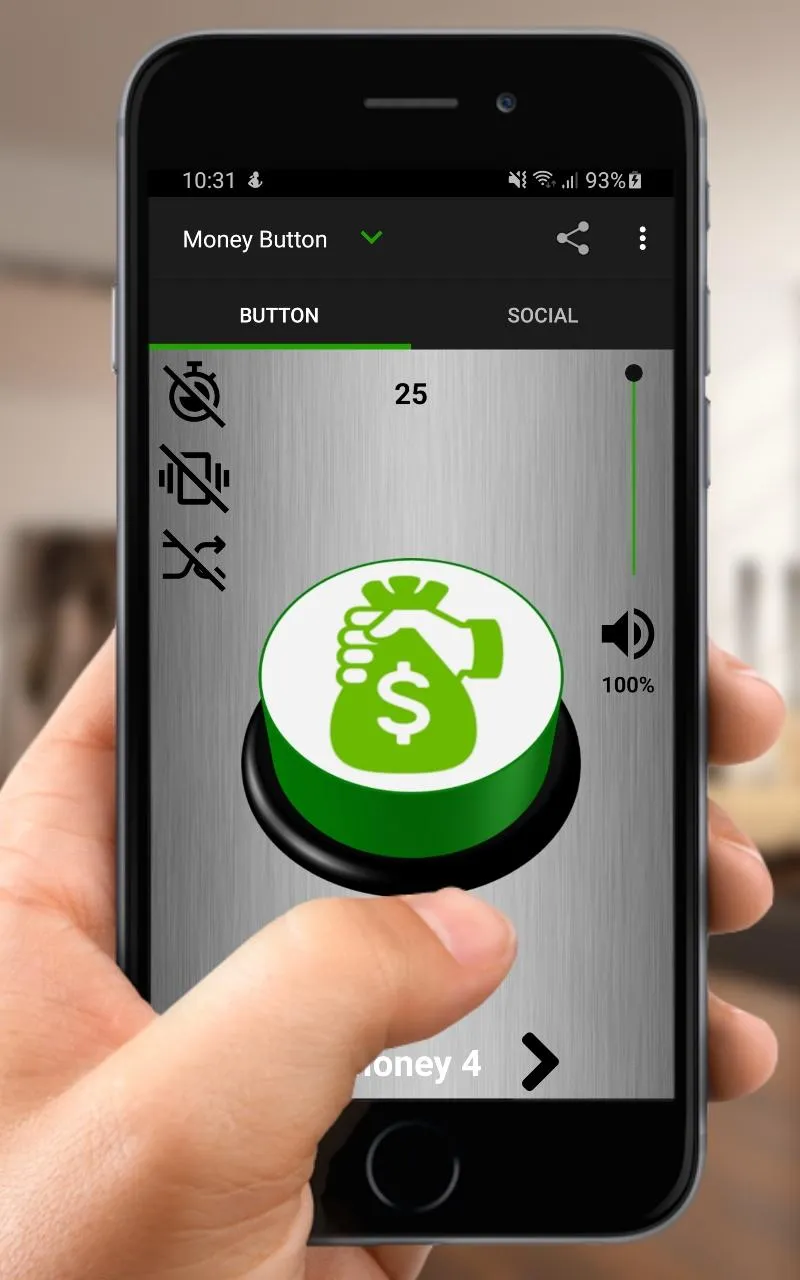 Money Sound Button | Indus Appstore | Screenshot