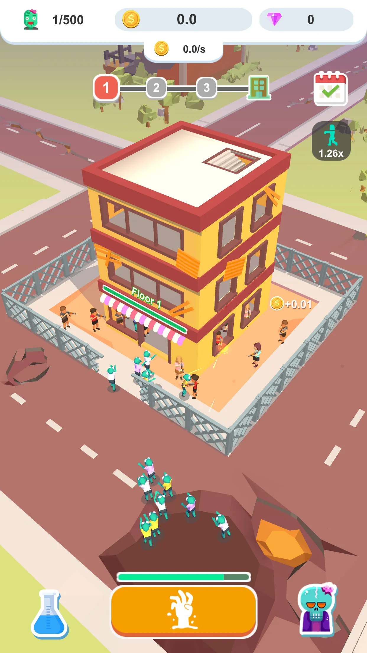 Idle Zombie Army | Indus Appstore | Screenshot