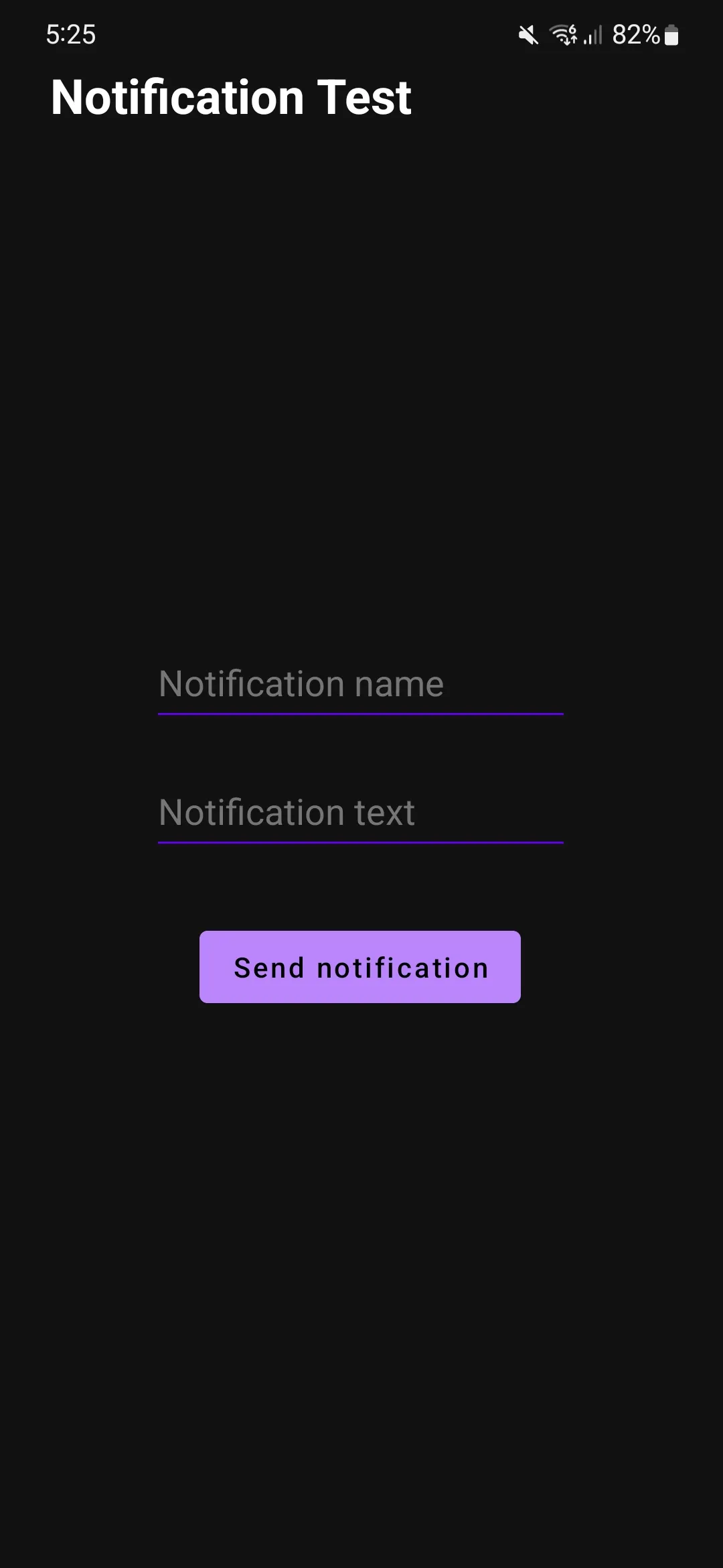 Notification Test | Indus Appstore | Screenshot