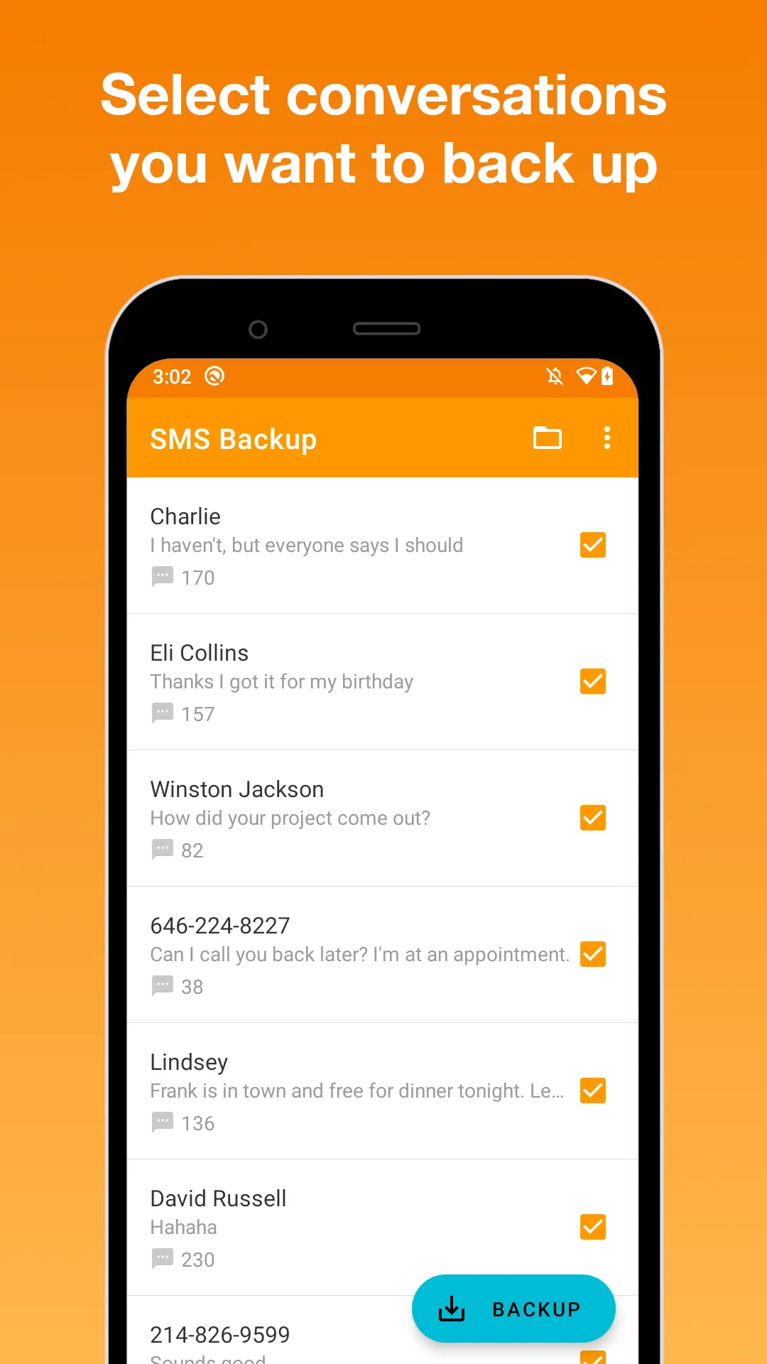 SMS Backup | Indus Appstore | Screenshot