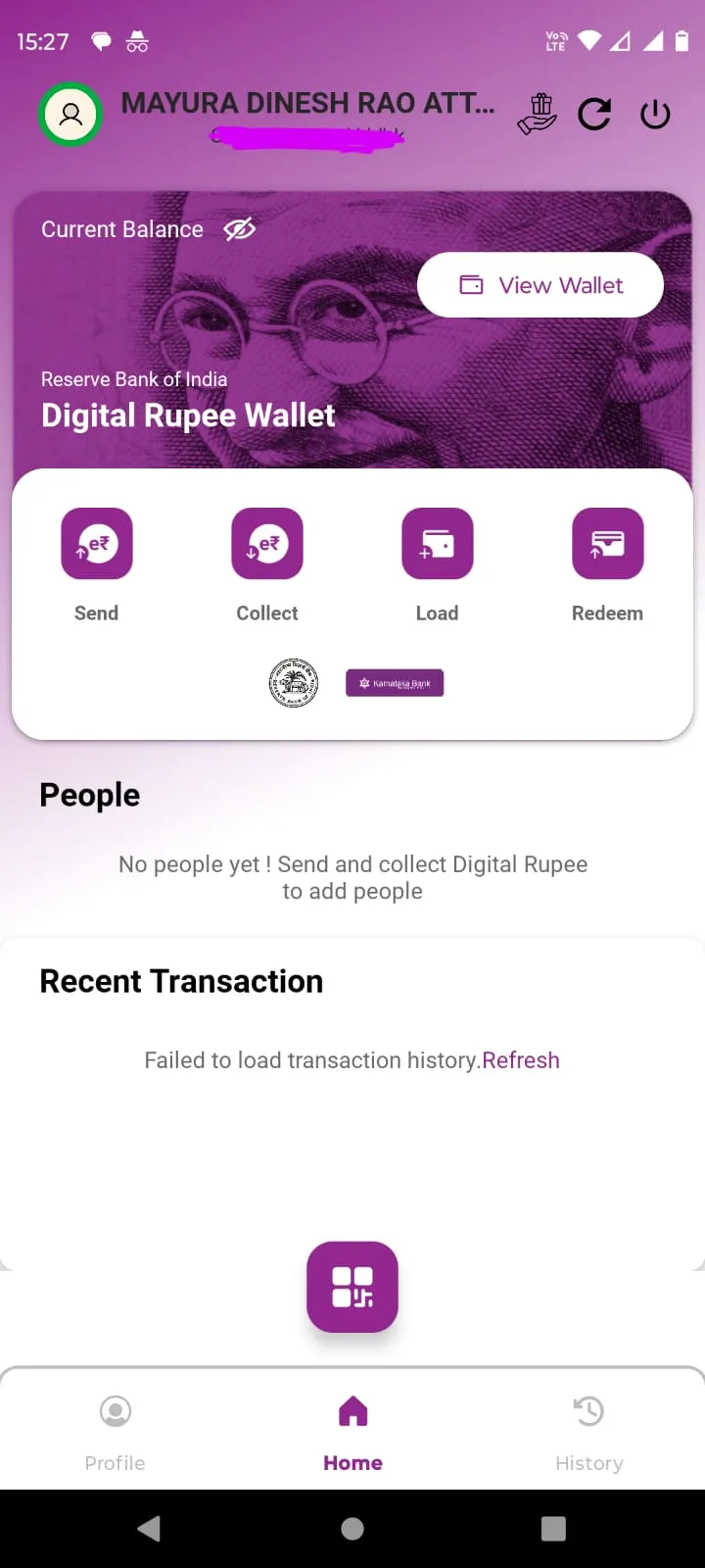 Karnataka Bank Digital Rupee | Indus Appstore | Screenshot