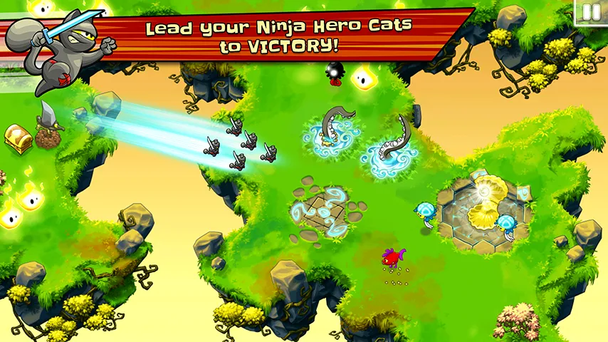 Ninja Hero Cats | Indus Appstore | Screenshot