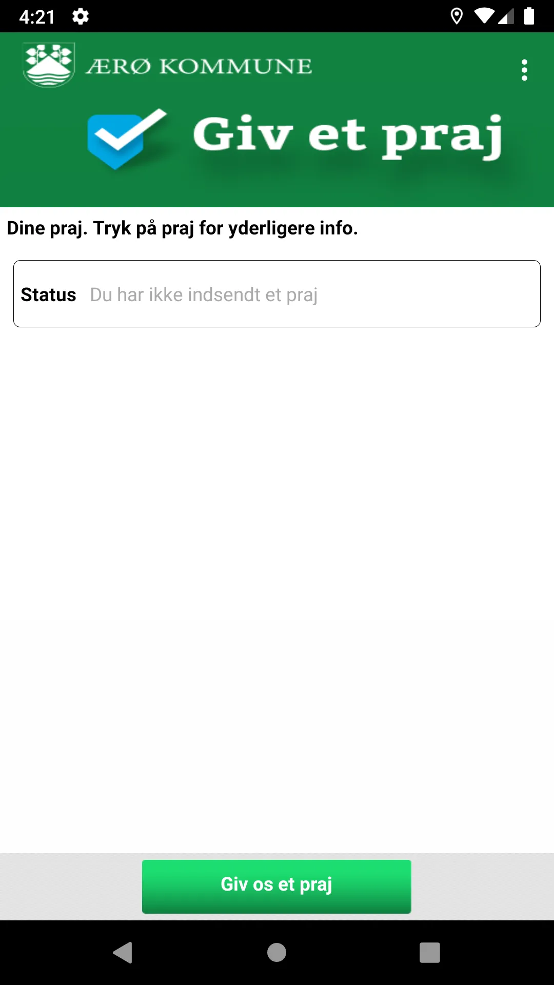 Giv et praj – Ærø Kommune | Indus Appstore | Screenshot