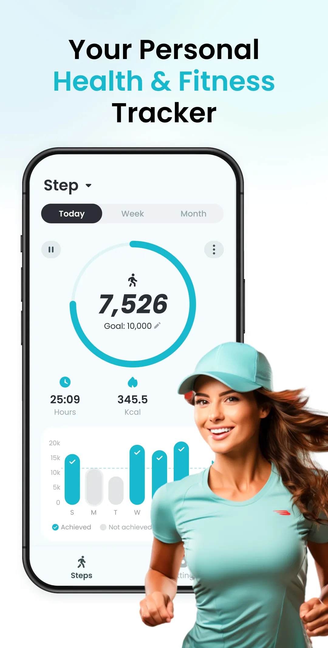 Pedometer App - Step Counter | Indus Appstore | Screenshot