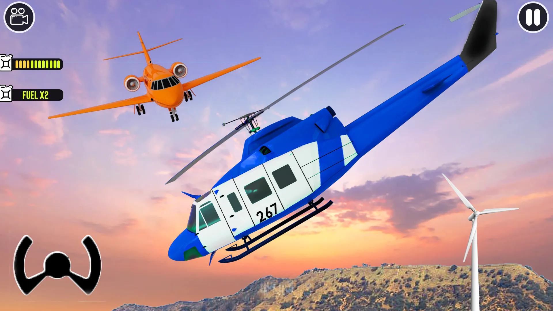 City Helicopter Fly Simulation | Indus Appstore | Screenshot