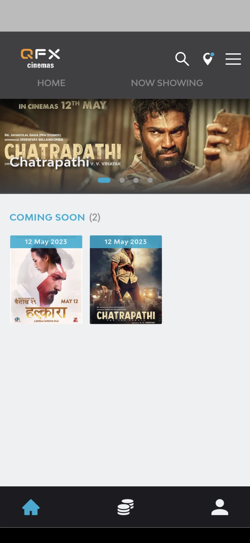 QFX Cinemas | Indus Appstore | Screenshot