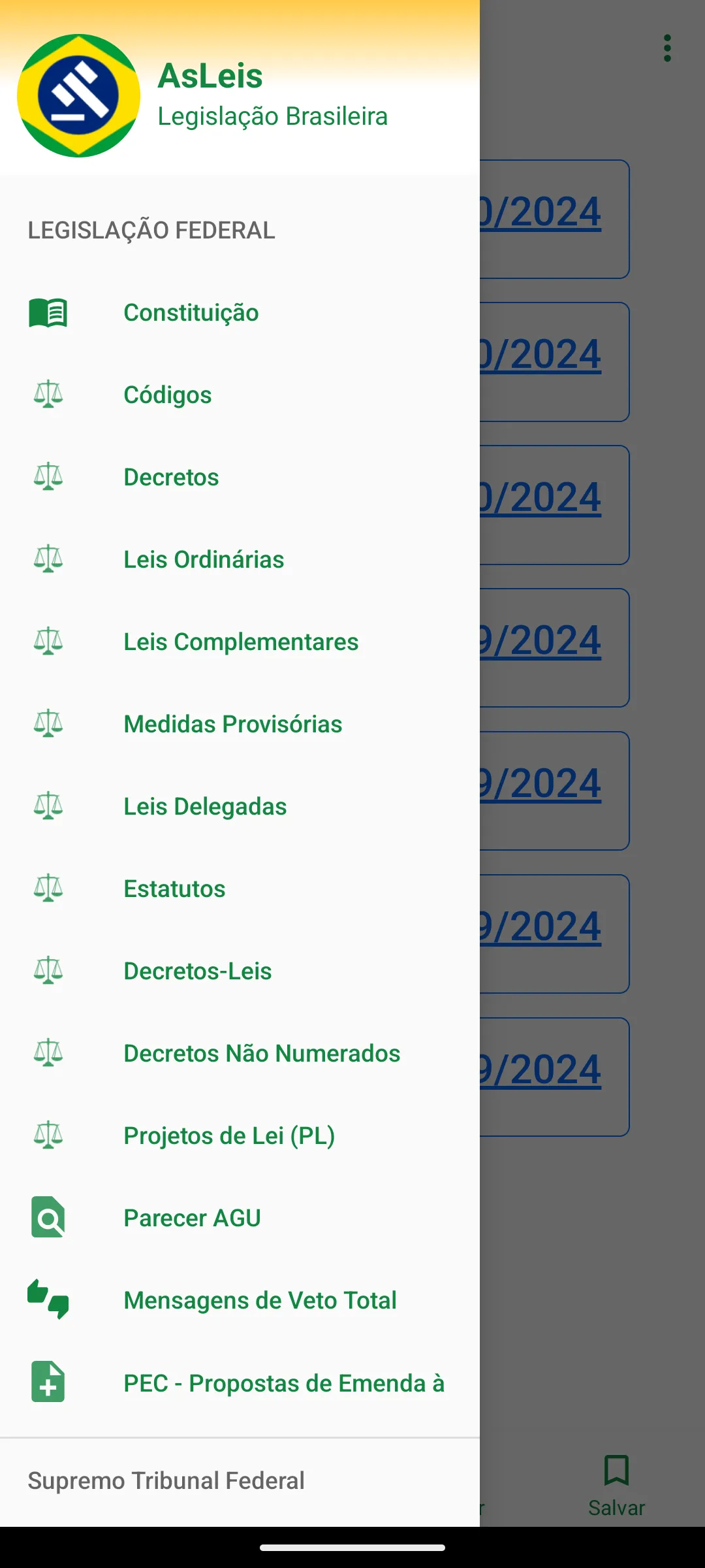 AsLeis - Legislação | Indus Appstore | Screenshot