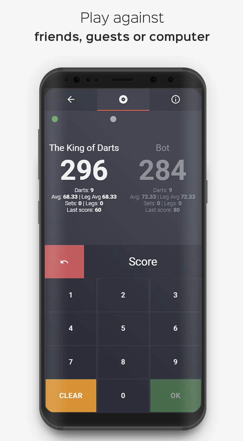 King of Darts scoreboard app | Indus Appstore | Screenshot