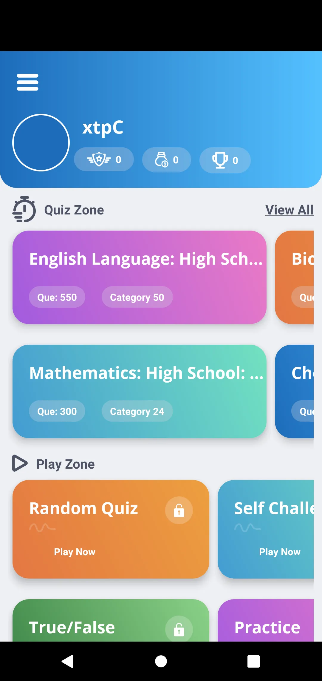 Grade 9 School Test, Practice | Indus Appstore | Screenshot