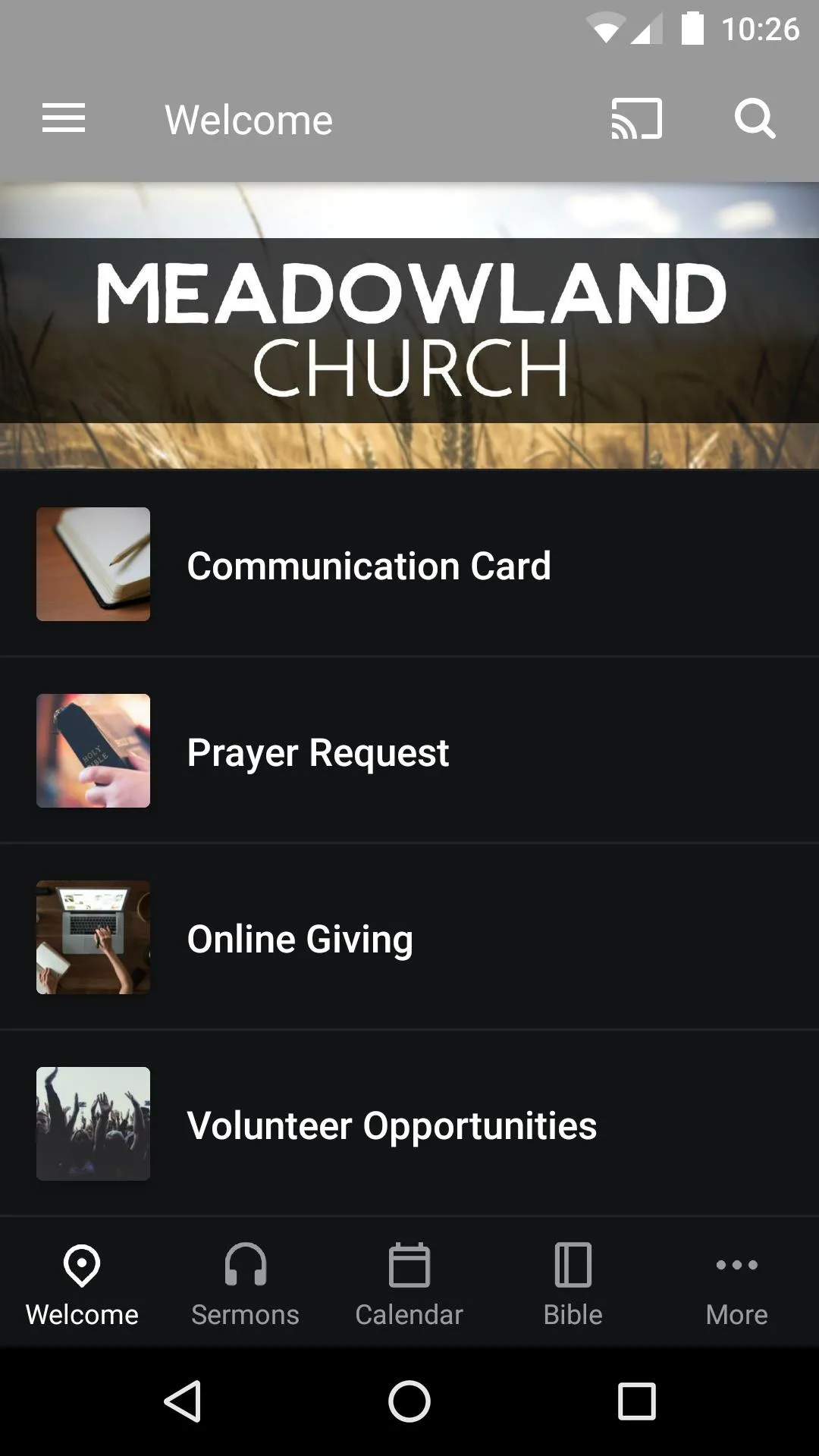 Meadowland Church | Indus Appstore | Screenshot