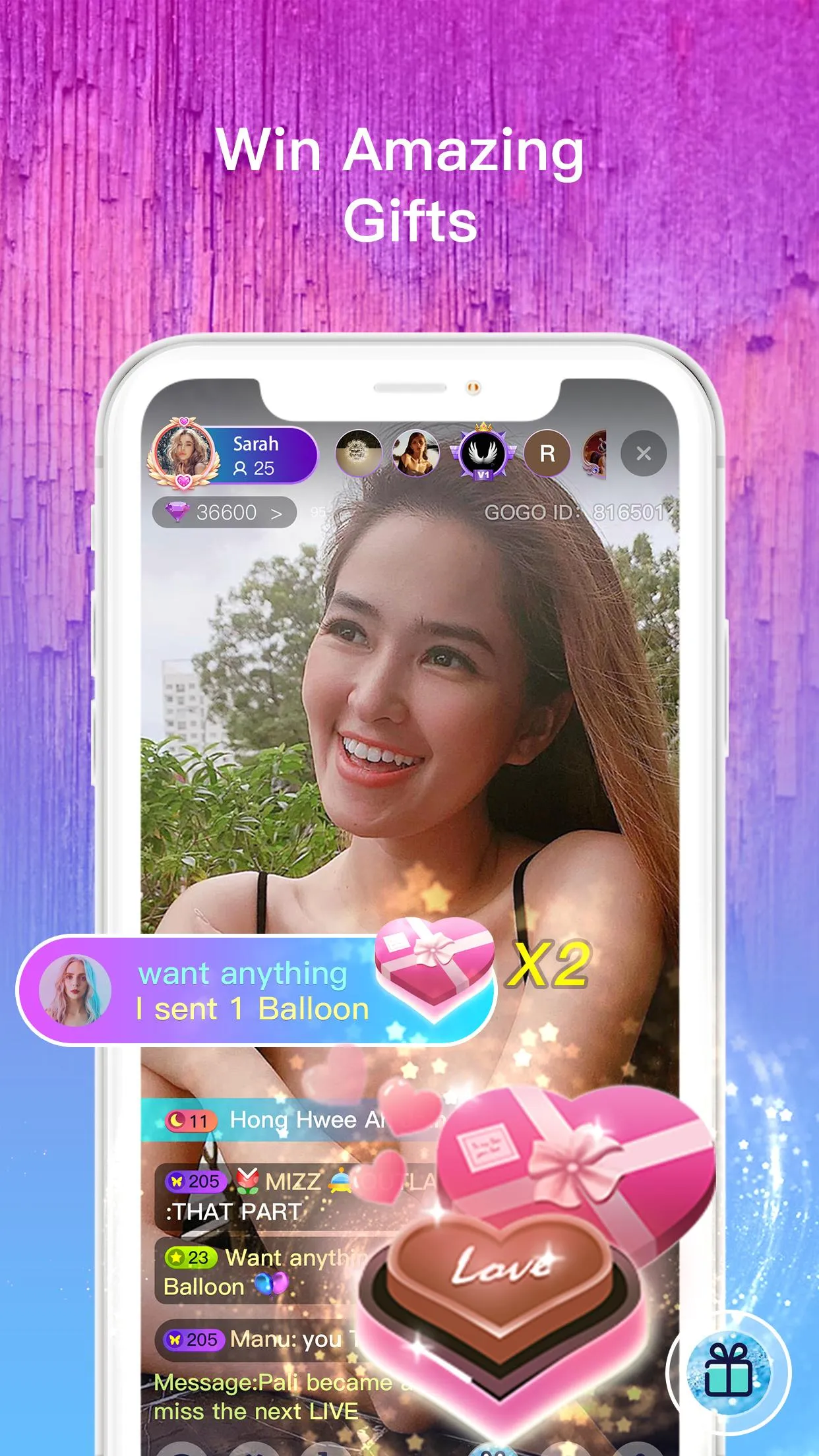 GOGO LIVE Streaming Video Chat | Indus Appstore | Screenshot