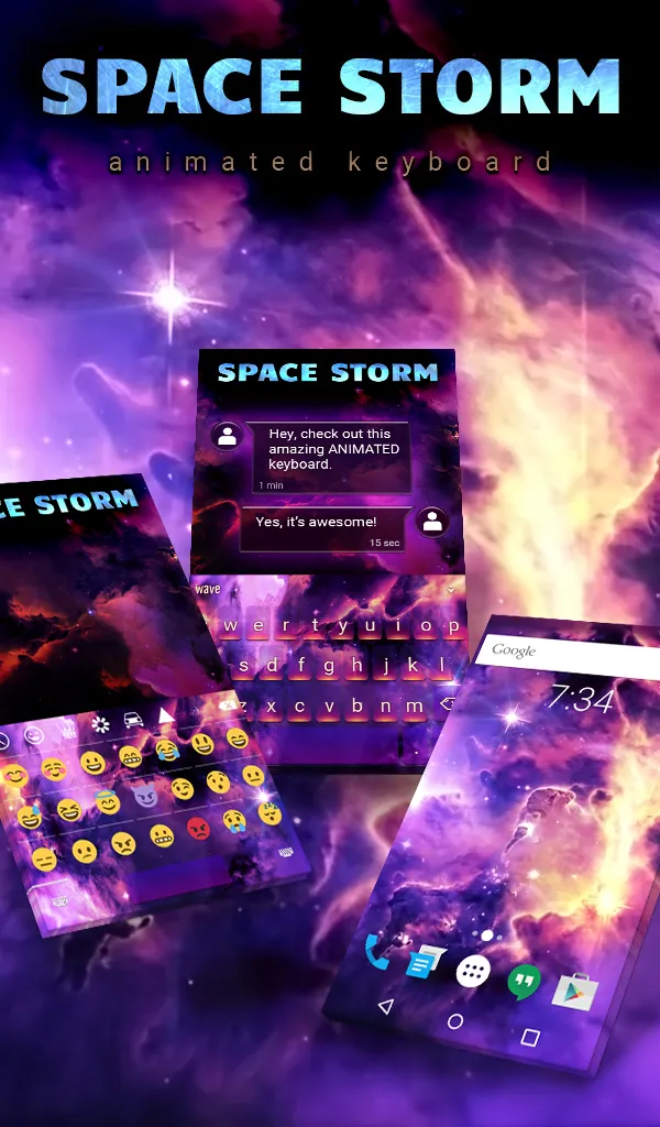 Space Storm Wallpaper | Indus Appstore | Screenshot