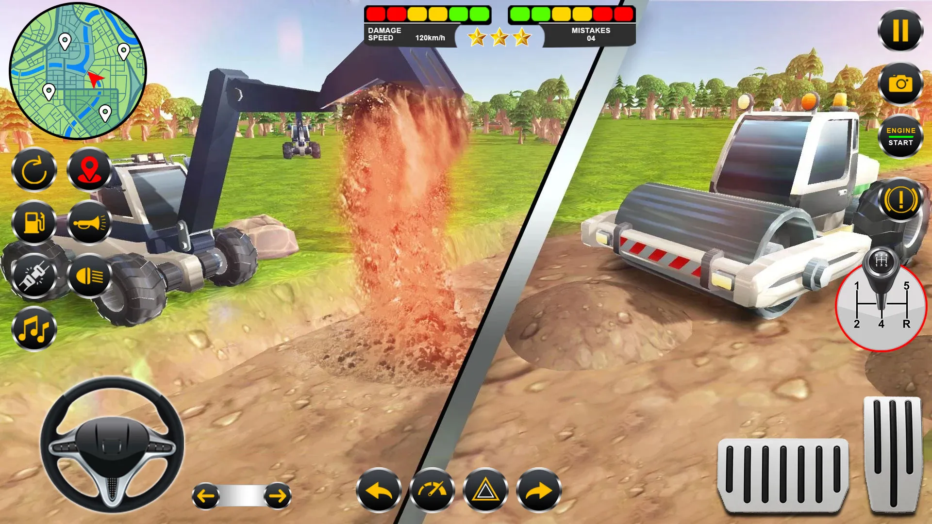 Road Construction Excavator 3D | Indus Appstore | Screenshot