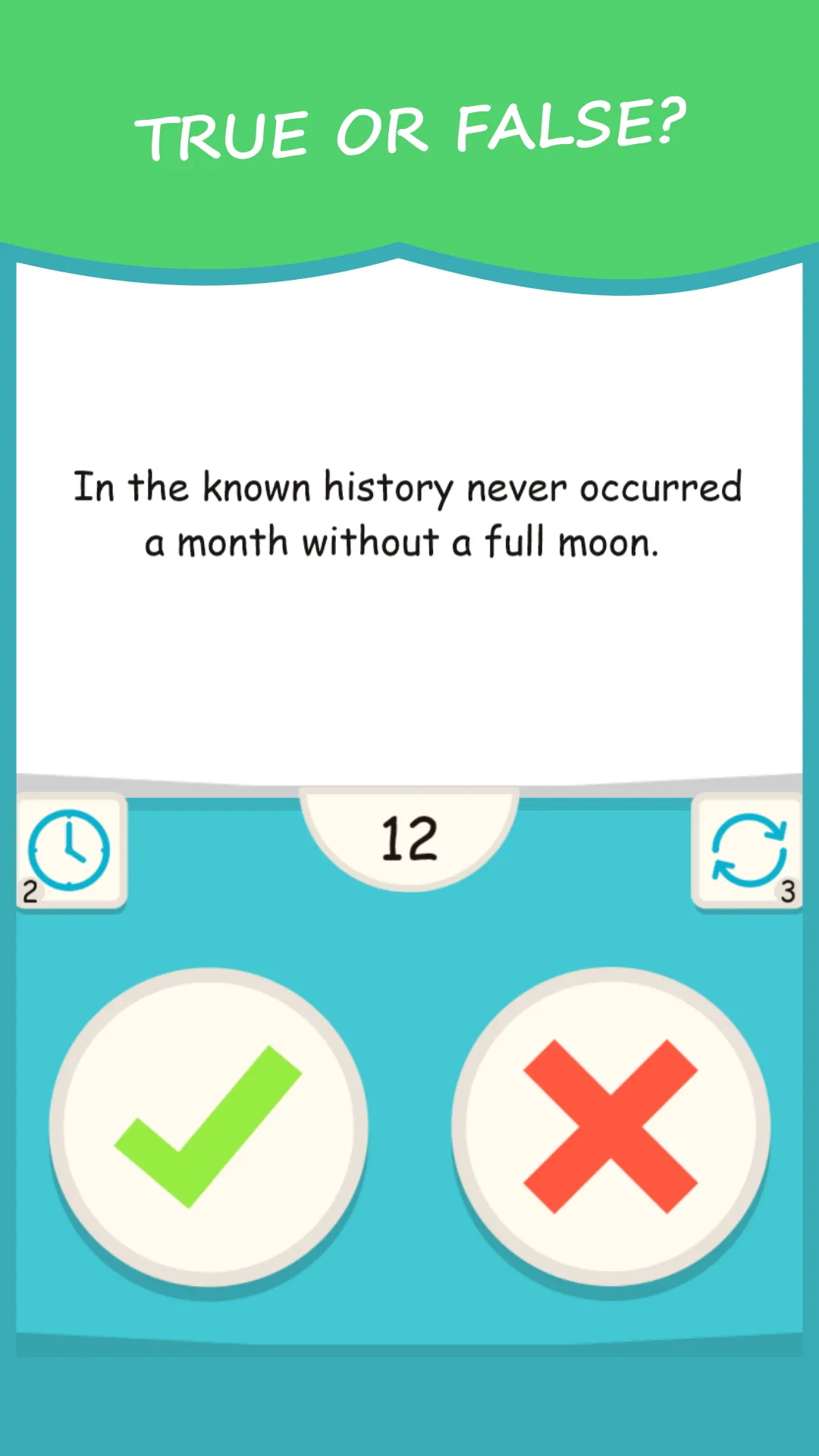 True or False? Trivia Quiz | Indus Appstore | Screenshot