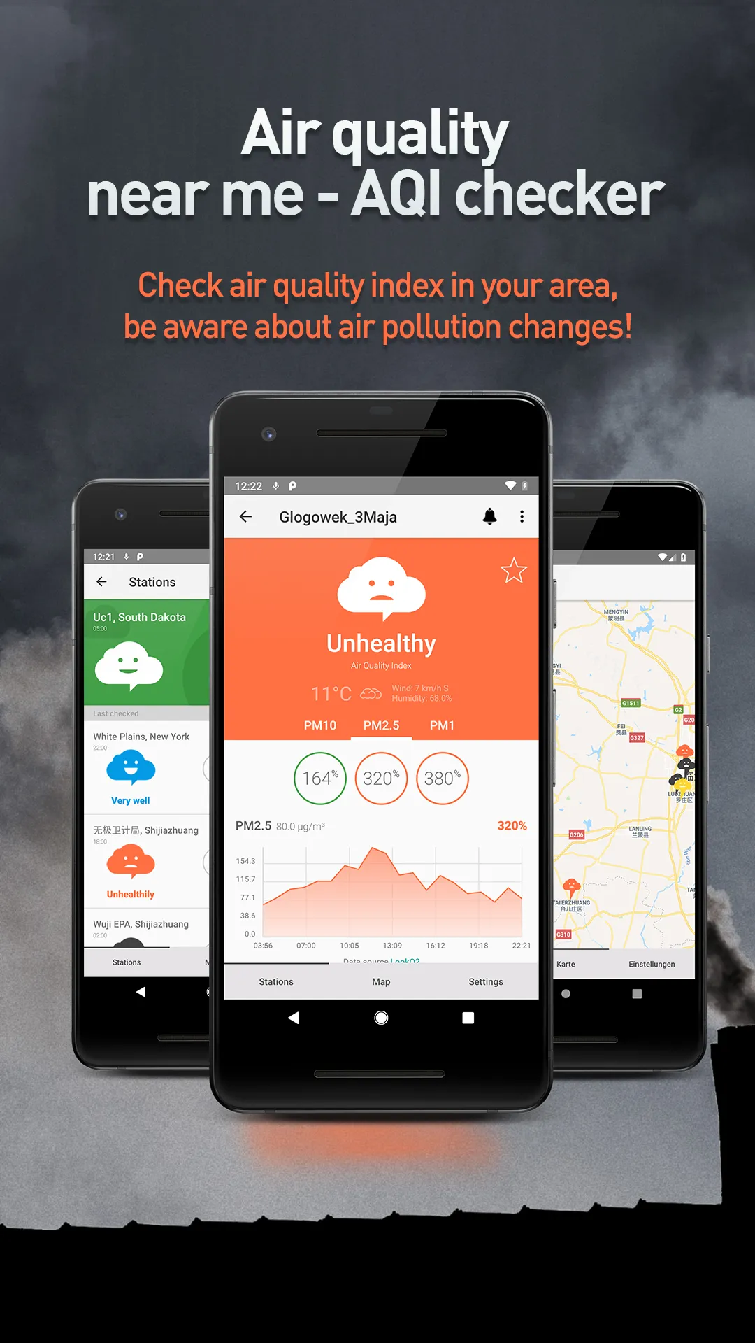 Air Quality Near Me AQI Check | Indus Appstore | Screenshot