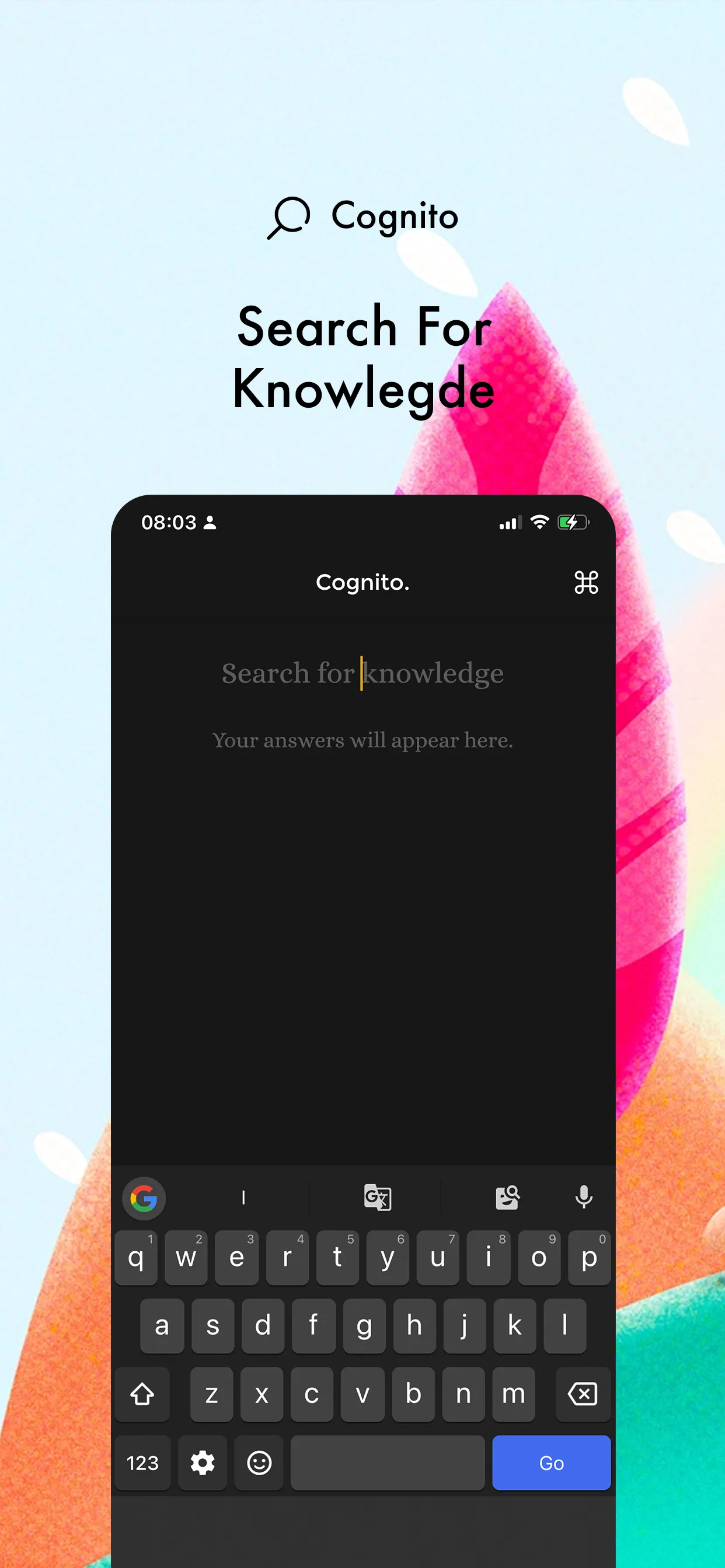 Cognito - Simple Search Engine | Indus Appstore | Screenshot