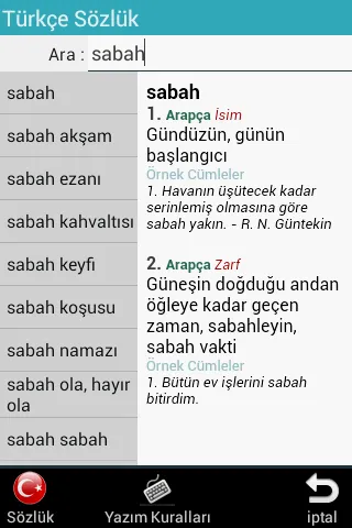 Türkçe Sözlük | Indus Appstore | Screenshot