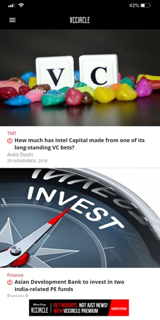 VCCircle | Indus Appstore | Screenshot