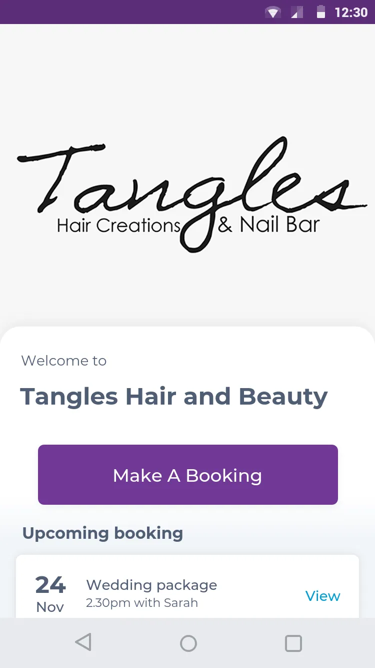 Tangles Hair and Beauty | Indus Appstore | Screenshot