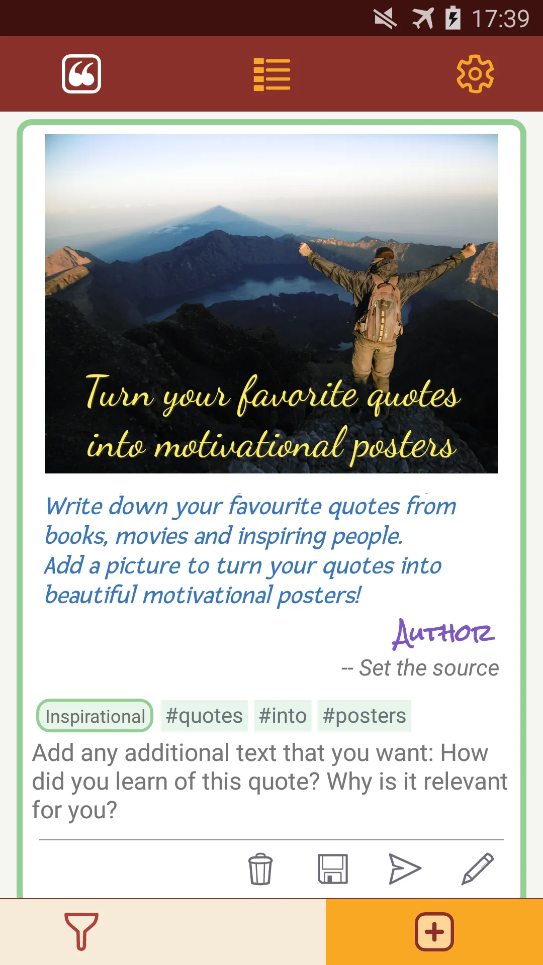 Quotepad - Quote keeper | Indus Appstore | Screenshot